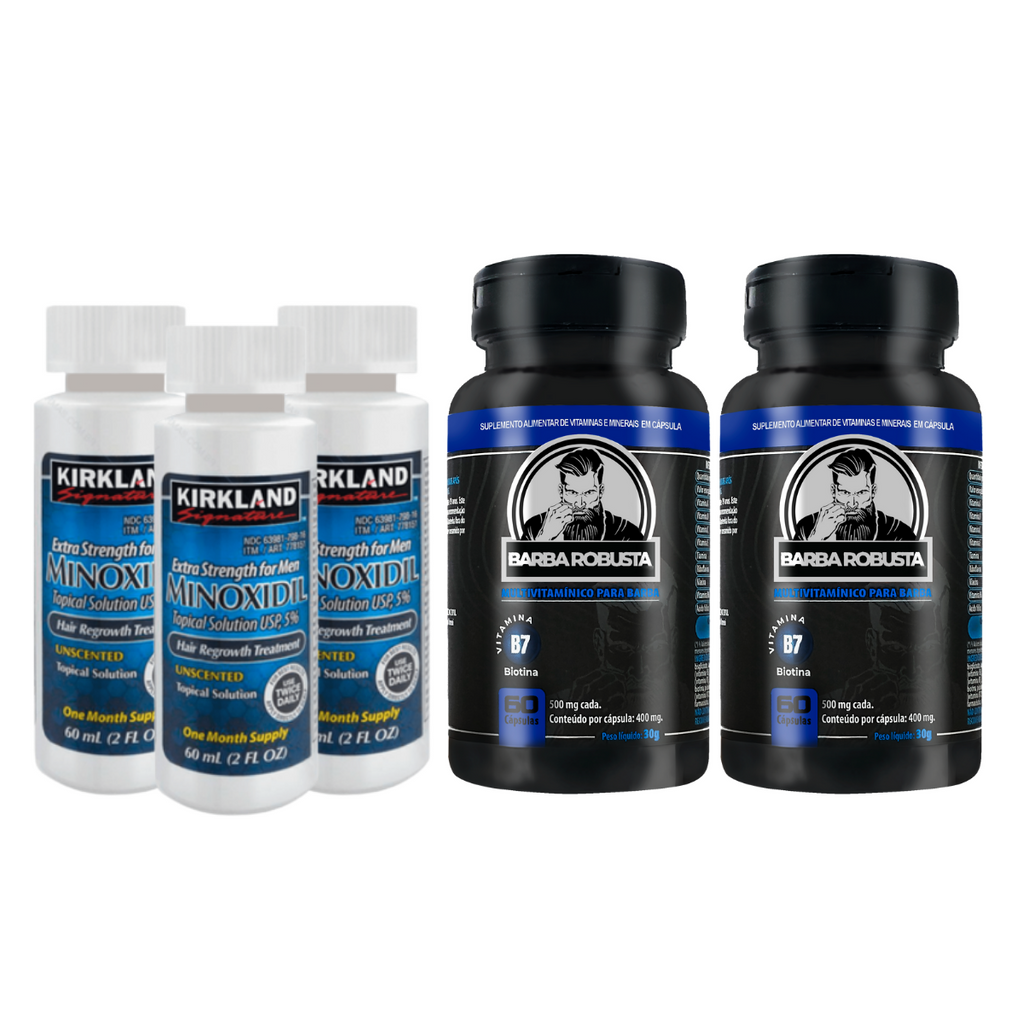 Minoxidil Kirkland 5 Vitamina Aceleradora